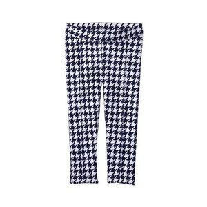 Janie And jack Houndstooth Ponte Pant In Navy Houndstooth Size 3T Girls